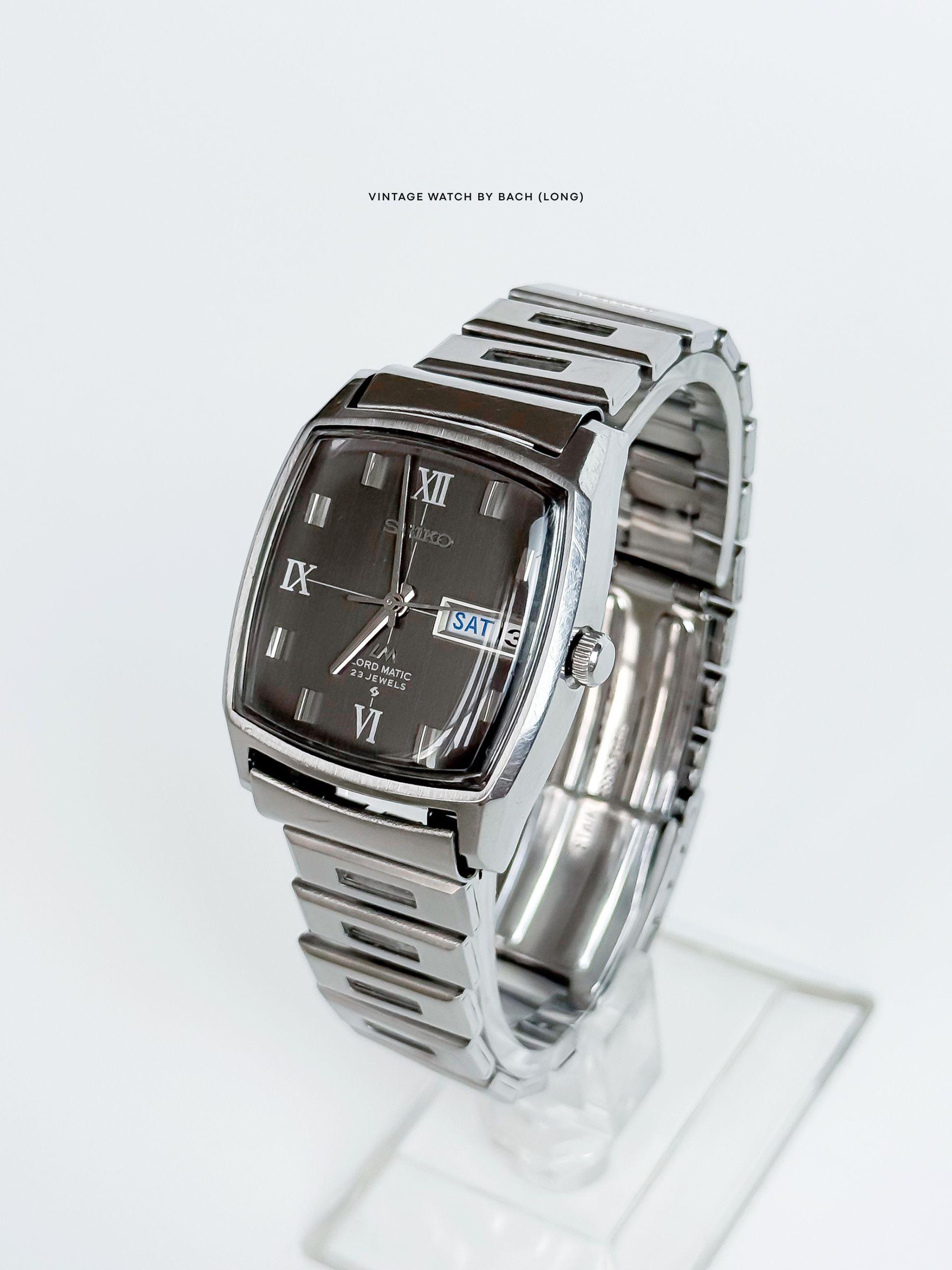 時計 SEIKO DOLCE vintage Watch gray TITAN Seiko Dolce Tank - Etsy