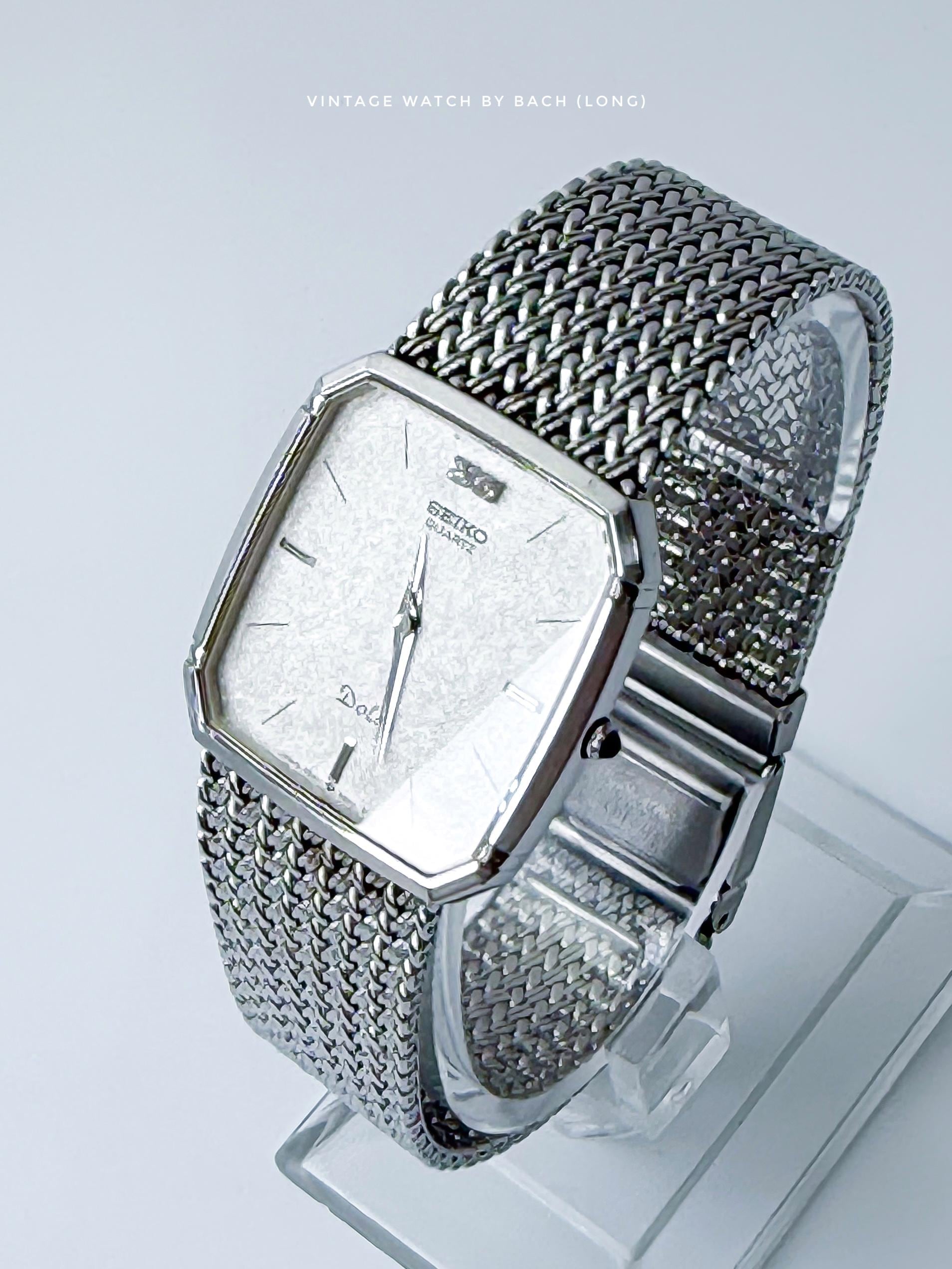 Seiko Dolce 9521-5210 Silver Tank/square Watch - Etsy