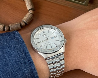 SEIKO Silver Wave Z 7123-8190 GreenTea緑茶 - 時計