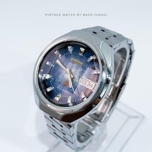 Seiko Advan 6106-7670 Guilloche Blue Dial (Automatic)