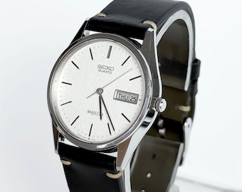 Seiko Dolce 9521-5060 Two-toned Tank / Rectangle Watch - Etsy
