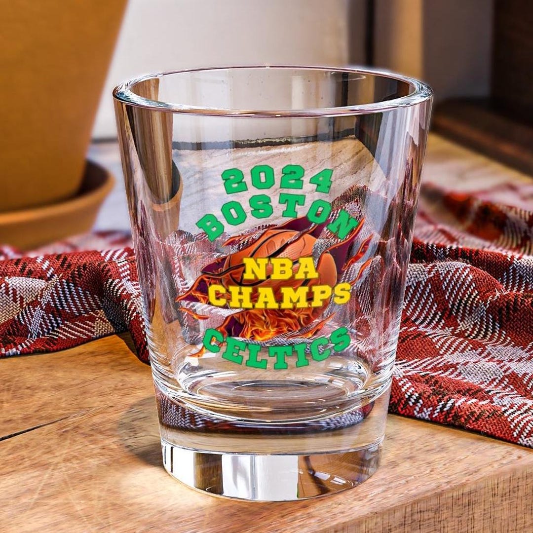 2024 NBA Champion Boston Celtics Shot Glass NBA Finals Etsy