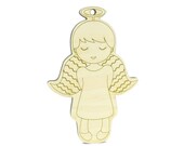 Angel Personalized Baby's First Christmas Ornament