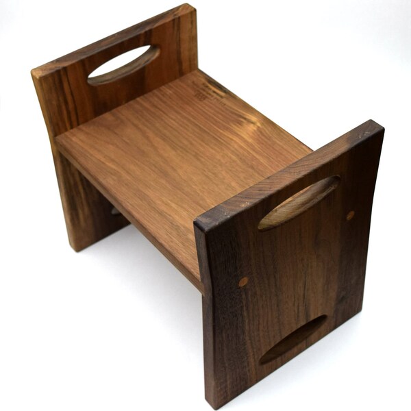 Kid's Walnut Step Stool