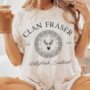 Clan Fraser T-Shirt | Outlander Inspired Merch, Scottish Clans, Je Suis Prest, Scotland, Lallybroch