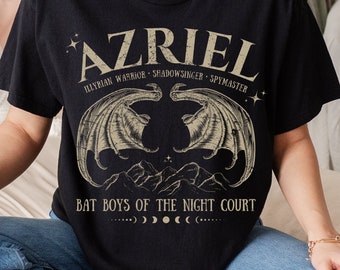 ACOTAR Inspired Azriel T-Shirt | Bat Boys, Shadowsinger, Night Court, A Court of Thorns and Roses Shirt