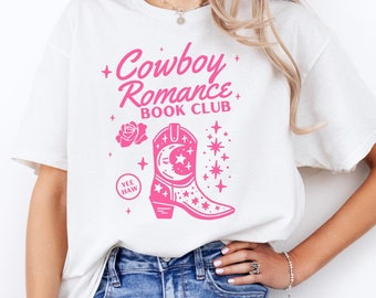 Maglietta Cowboy Romance Book Club / Regalo per lettori, per fan di Elsie Silver, regalo per la fidanzata