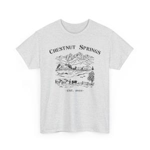 Chestnut Springs T-Shirt | Cowboy Romance Shirt, Country Shirt, Farm Life Ash
