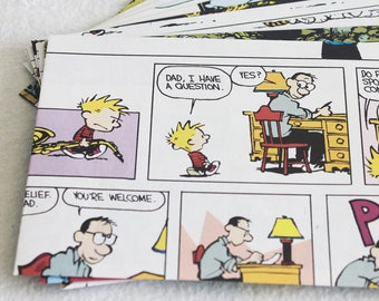 Recycled Envelopes Calvin and Hobbes Recycled Colour Comic Book Envelopes, 4.5 x 6, set of 10 by PrairiePeasant