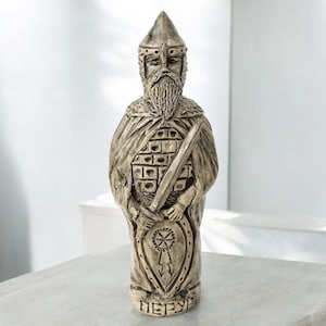 Perun Сeramic Figurine Perun Slavic God Slavic Altar Heathen Perun God Sculpture Pagan Gifts Pagan Decor Perun Statue Slavic Pagan Altar