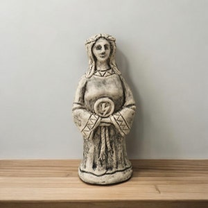 Dodola Goddess Statue Slavic Mythology Rain Floral Nature Pagan Wiccan Folk Dodola Slavic Goddess Slavic Pagan Sculpture Perun Slavic Altar