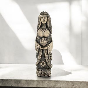Ceramic Statue Zhiva Slavic Zhiva Slavic Goddess of Life Slavic Pantheon Zhiva Goddess from Slavic Mythology Small Ceramic Figurine Ziva