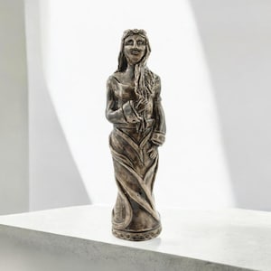 Norse Pagan Decor Sif Figurine From Clay Sif Statue Norse Goddess Statue Altar Ceramic Sculpture Asatru Altar Kit and Heathen Ritual Viking