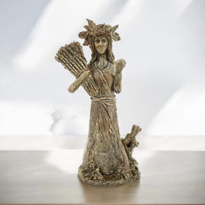Persephone Statue Greek Statue Wicca Pagan Witches Altar Wiccan Goddess of Spring Kore Figurine Queen of the Underworld Greek Sculpture Gift