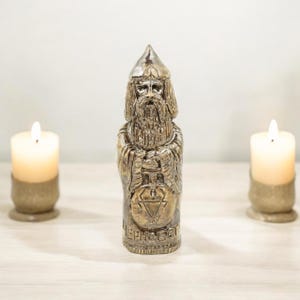 Chernobog Slavic God Statue Slavic Gods Pagan Statue Ceramic Sculpture Slavic Pagan Slavic Altar Paganism Czernobog Statue God of Darkness
