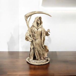 Santa Muerte Santísima Muerte Santo De México Angelo Della Morte Azrael Asriel Santa Muerte Statua Decorazione Idolo Pagano Dio Oscuro Dark