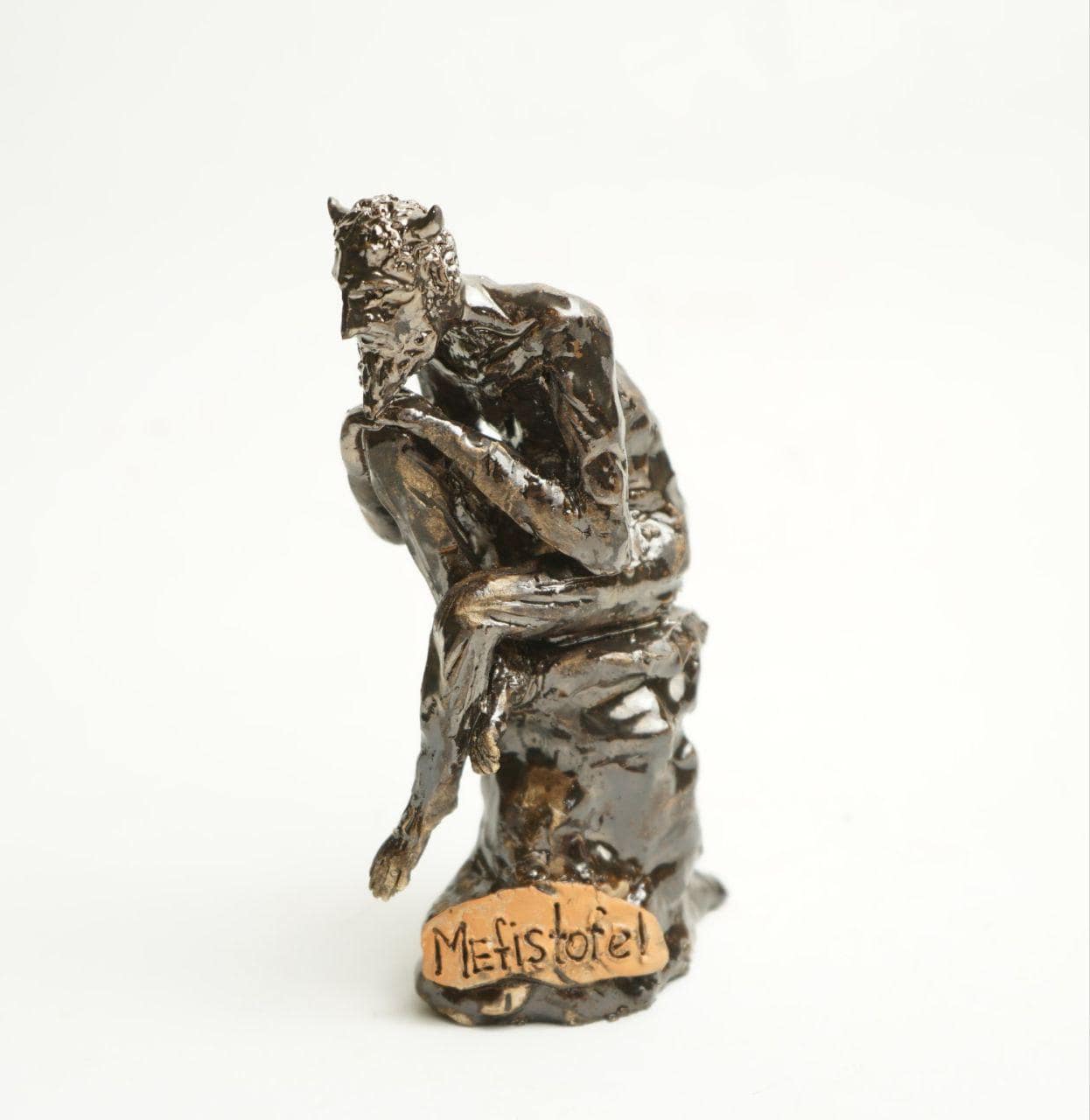 Mephistopheles Statue Devil Sculpture Ceramic Devil Statue Devil Figure ...