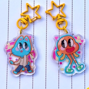 Le monde incroyable de Gumball - The Watterson Bros Friendship porte-clés porte-clés ENSEMBLE