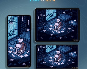 Hornet Pixel Art Wallpaper – Hollow Knight | 4K & 1080p for Mobile Only ...