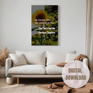 Printable Wall Art Inspirational Quote Mental Health Decor Self Love Printable Inspirational Digital Download Motivational Wall Art