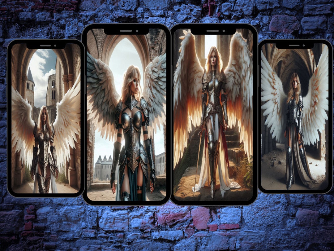 Angels Warriors Archangels Background Wallpaper, Spiritual Angels ...