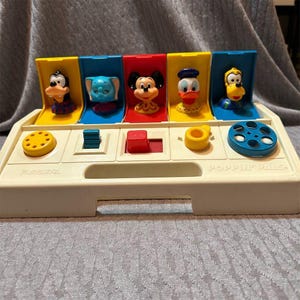 Vintage 1980 Playskool Disney Poppin&#39; Pals Pop Up Toy 1-2 Years