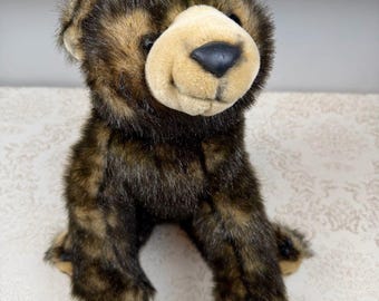 Vintage Animal Alley Plush Brown Bear, Toys R Us, 2000