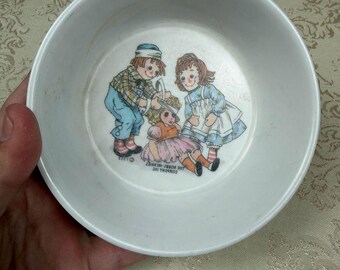 Vintage Raggedy Ann Oneida Melamine Bowl 1969