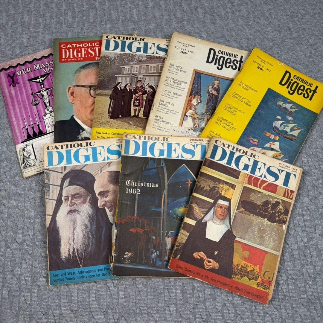 Vintage Catholic Digest Magazine Collection 1960s - Etsy