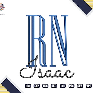 Camiseta personalizada para enfermera bordada a máquina, regalo de graduación de enfermera, diseño de bordado de enfermera personalizado, patrón de enfermera bordada, descarga rápida