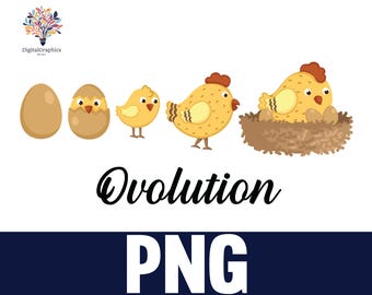 Cute Easter Chicken Hatching Egg Png, Chicken Vector Image, Funny Chicken Png, Rooster Clipart, Chicken Chick Silhouette, Little Chicken Png