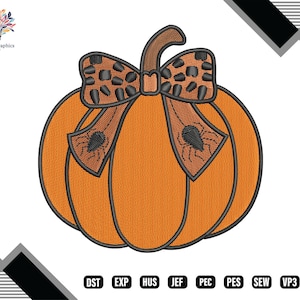 Herbst Kürbis Stickdatei, Maschinenstickerei, Halloween Kürbis Stickdatei, Halloween Stickdatei