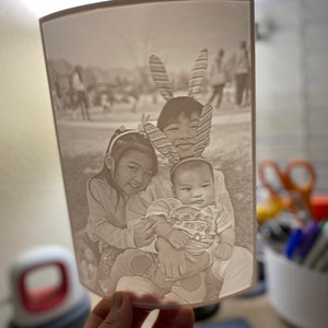 3D Printed Lithophane Portrait