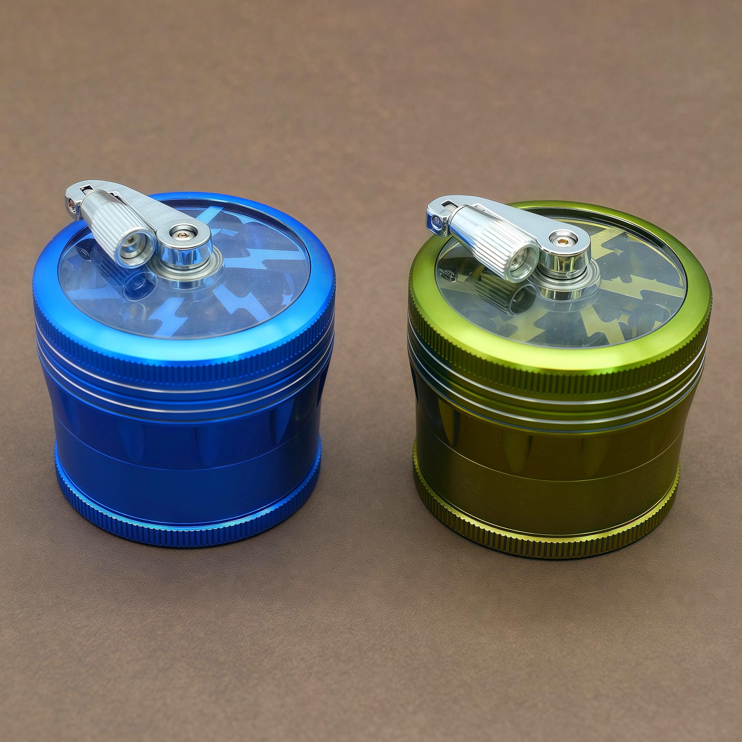 tobacco grinder with handle Herb Grinder With Crank