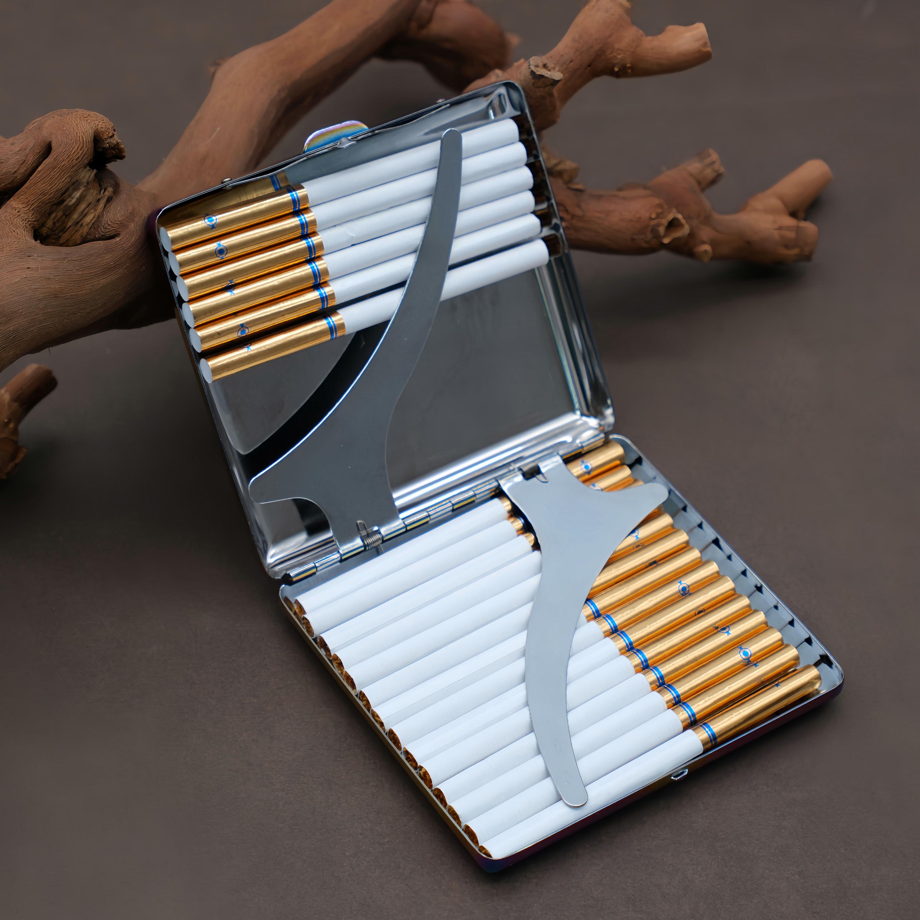 Custom Engraved Metal Cigarette Case – Personalized Gift for Smokers - Etsy
