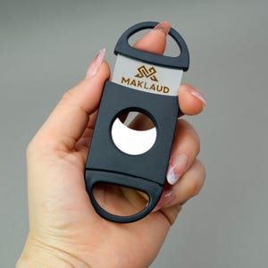Custom Cigar Cutter with Stainless Blade – Engraved Guillotine Cutter for Cigar Lovers