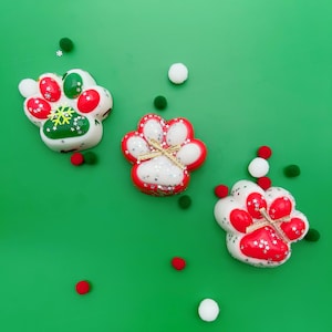 Christmas Cat's Paw Taba Squishy Bag sensory fidget toy stress reliever for adult squeeze toy for anxiety reliever party favor cute gift