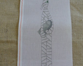 Needlepoint canvas - Halloween Mummy