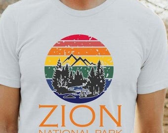 Zion National Park Shirt, Mountain Shirt, Camping Shirt, Funny Hiking T-shirt, Forestcore Shirt, Outdoorsy Shirt, Zion Park Campfire Tee