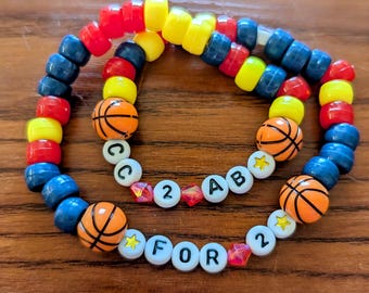 Indiana Fever WNBA Aliyah Boston Caitlin Clark Wrap Fanship Bracelet ™