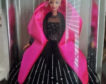 Vintage Happy Holiday Barbie/ Black Dress - Etsy Vintage Happy Holiday Barbie/ Black Dress - Etsy