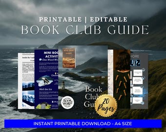 Wild Dark Shore Book Club Guide: Discussion, Quiz, Activities (PDF)