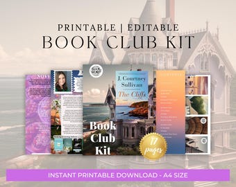 The Cliffs by J Courtney Sullivan Book Club Kit | Complete Discussion Guide, Recipes, Games & Activities | BookWorld Club | Book Club Kit