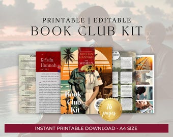 The Women von Kristin Hannah Book Club Kit | Der ultimative Buchführer | Diskussion Fragen, Wissenswertes, Rezepte, & Aktivitäten | Buch Clubwelt