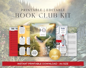 Essentialism Book Club Guide: Discussion Questions & Activities (PDF Download)