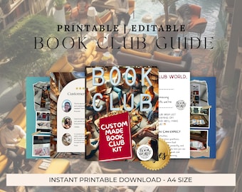 Custom Made Book Club Kit - Limited Edition |  Your Book Club Deserves Something Special! | Book World Club