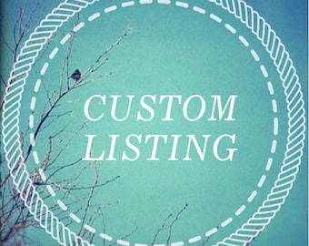 custom listing for 1 Custom Date Cufflink