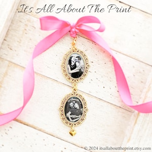 Charms für Blumensträuße, Foto-Blumenstraußcharme, personalisierter Blumenstraußcharme, Hochzeit-Gedächtnischarme, Geschenk für besten Freund, Blumenstrauß-Charme