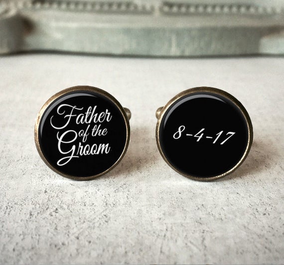 father of the groom cufflinks