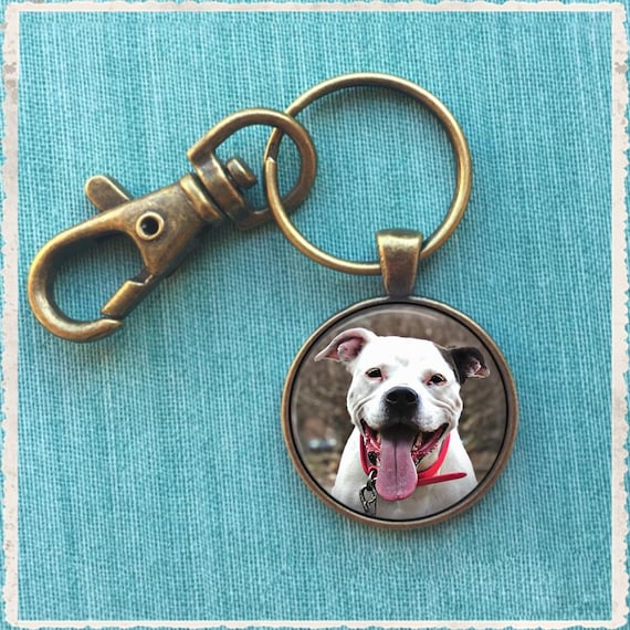 Custom Photo Keychain, Dog Remembrance Gift, Pet memorial Keychain for men, Pet Sympathy Gift
